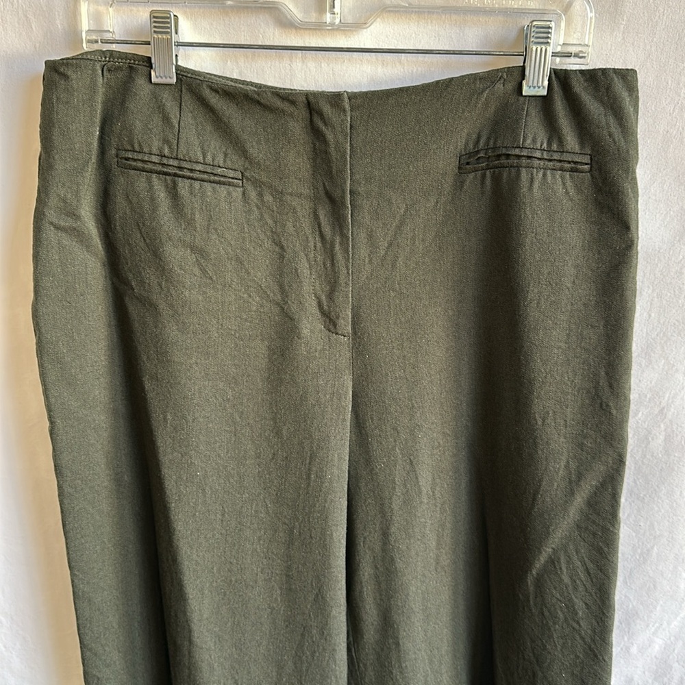 Talbots Petites green lined wool pants, size 14 - Picture 2 of 9